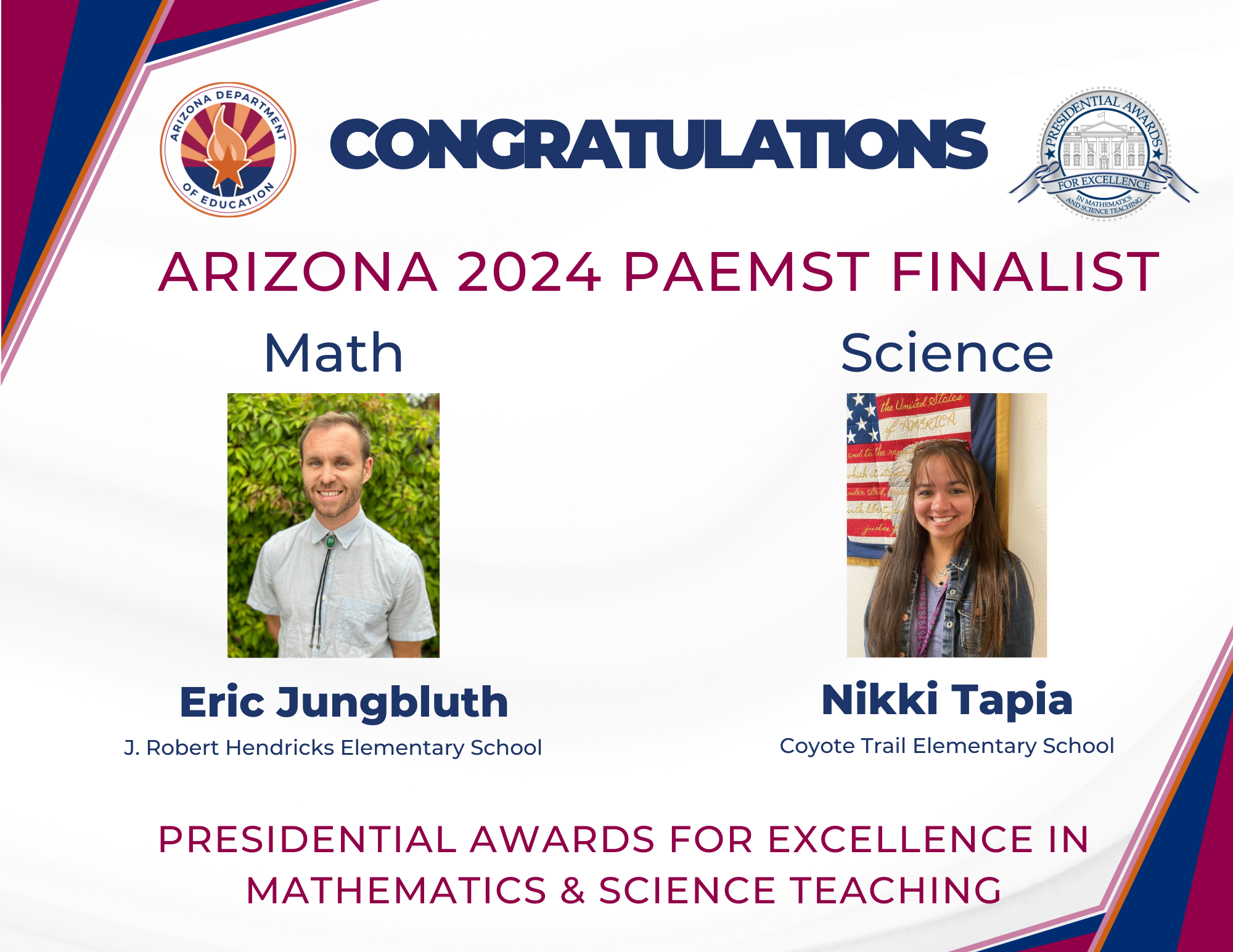 Presidential Awards for Excellence in Math and Science Teaching Image